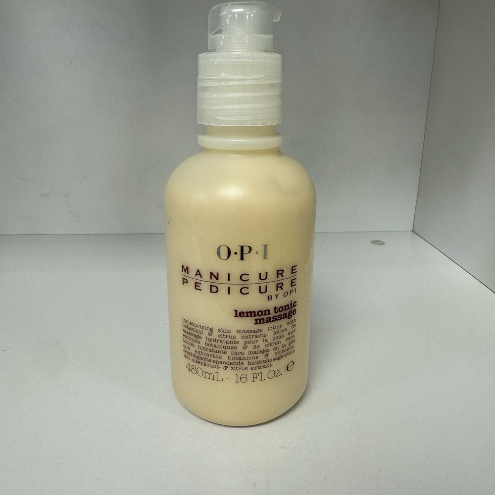 OPI‎ Manicure Pedicure Lemon Tonic Massage 480 ml/16 fl oz New